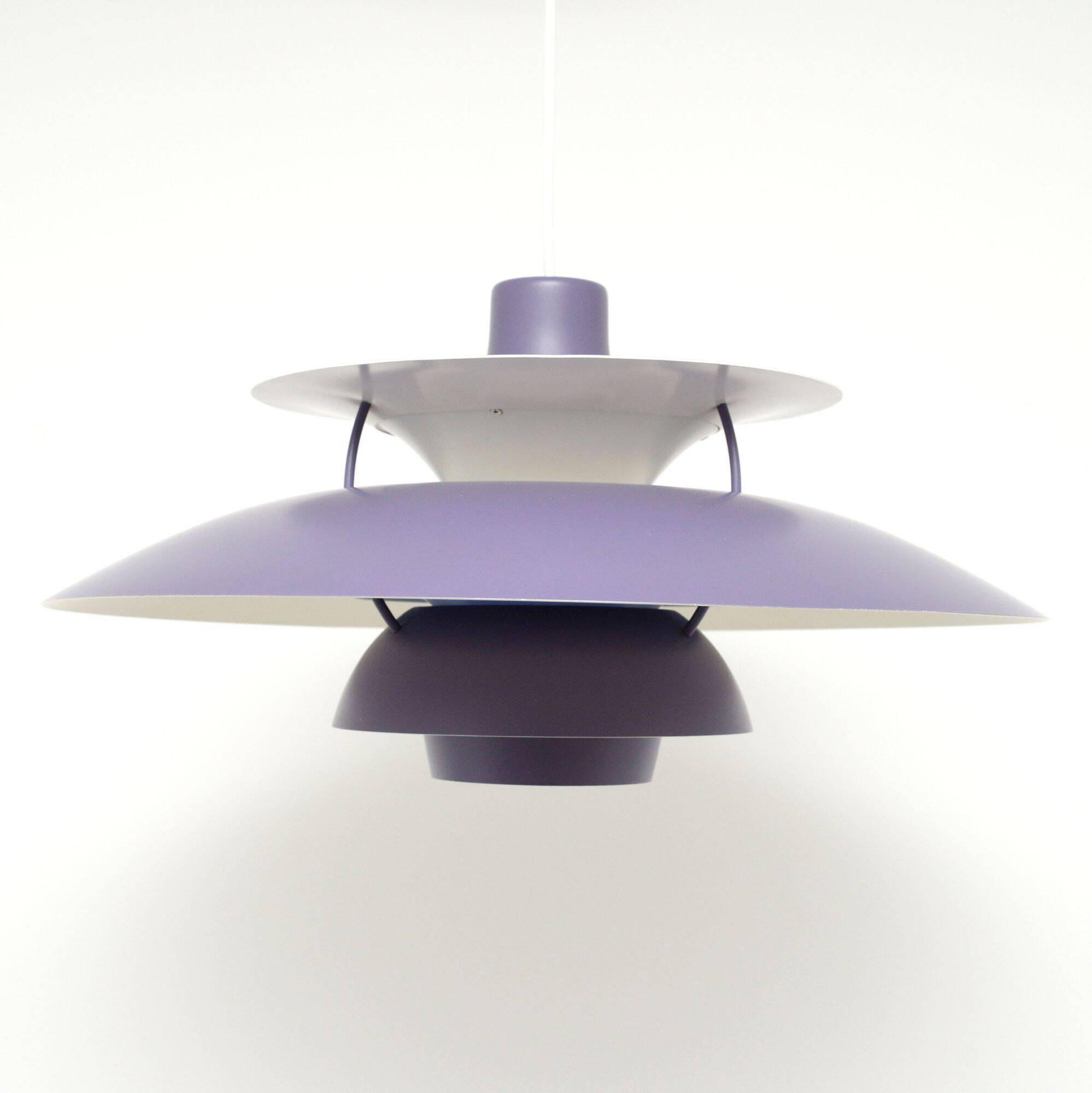 Lavender PH5 lamp, P. Henningsen for L. Poulsen, vintage 1960s
