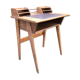 Vintage oak compass leg desk.