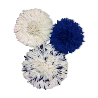 Set of 3 juju hats blue and white