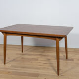Table à manger en chêne extensible danois du milieu du siècle, années 1960