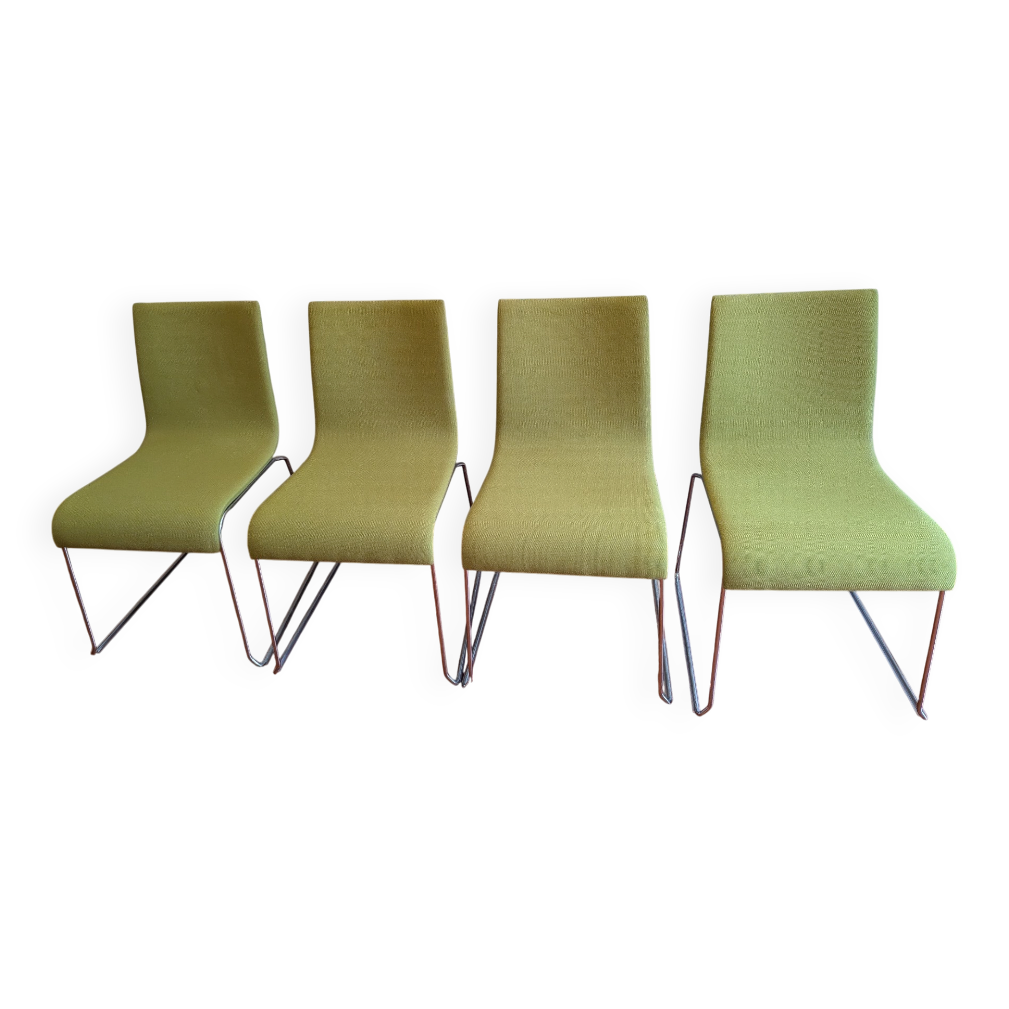 Set of 4 designer chairs by Franzolini for Crassevig