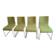 Set of 4 designer chairs by Franzolini for Crassevig