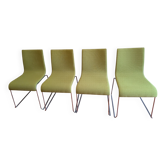 Lot de 4 chaises de Franzolini pour Crassevig