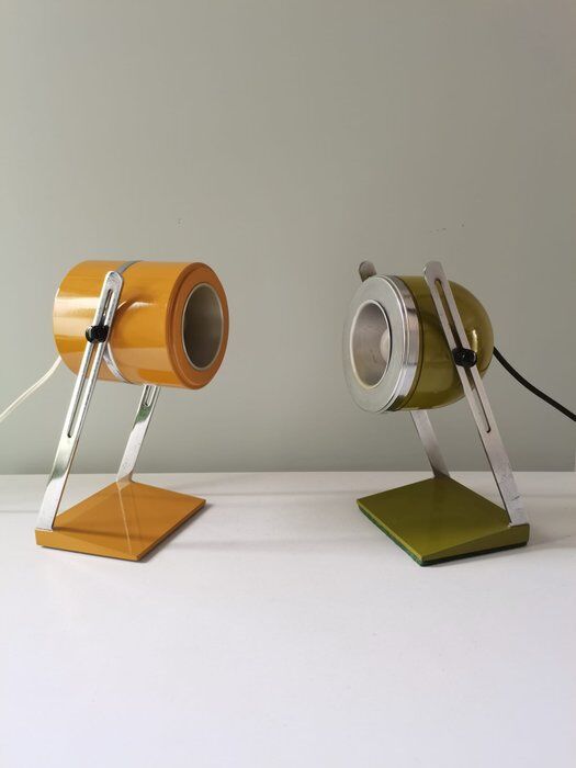 Pair of Italian desk lamps 70 years