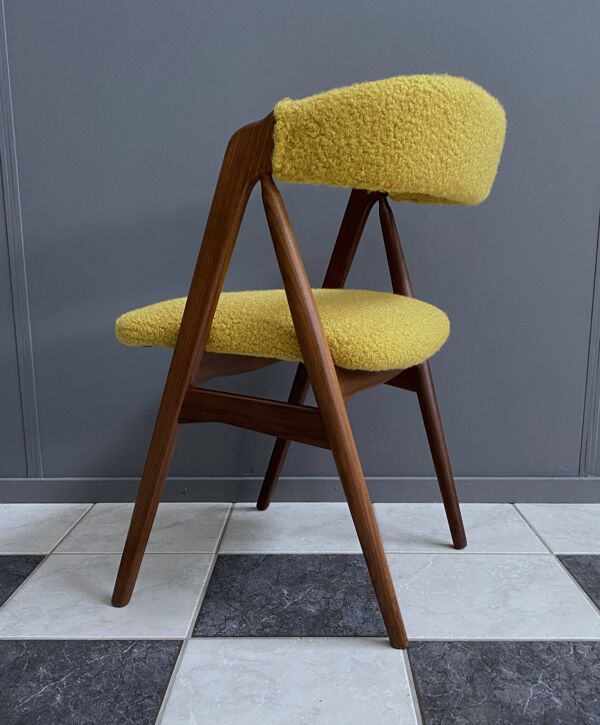 Chaise Thomas Harlev modèle 205 pour Farstrup en Boucle jaune