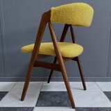 Thomas Harlev chair model 205 for Farstrup in yellow Boucle