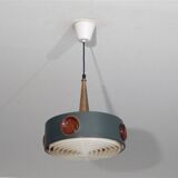 Swedish pendant lamp by Erik Hoglund 1970
