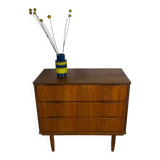 Small Danish chest of drawers from the 1960s in teak – 3 drawers