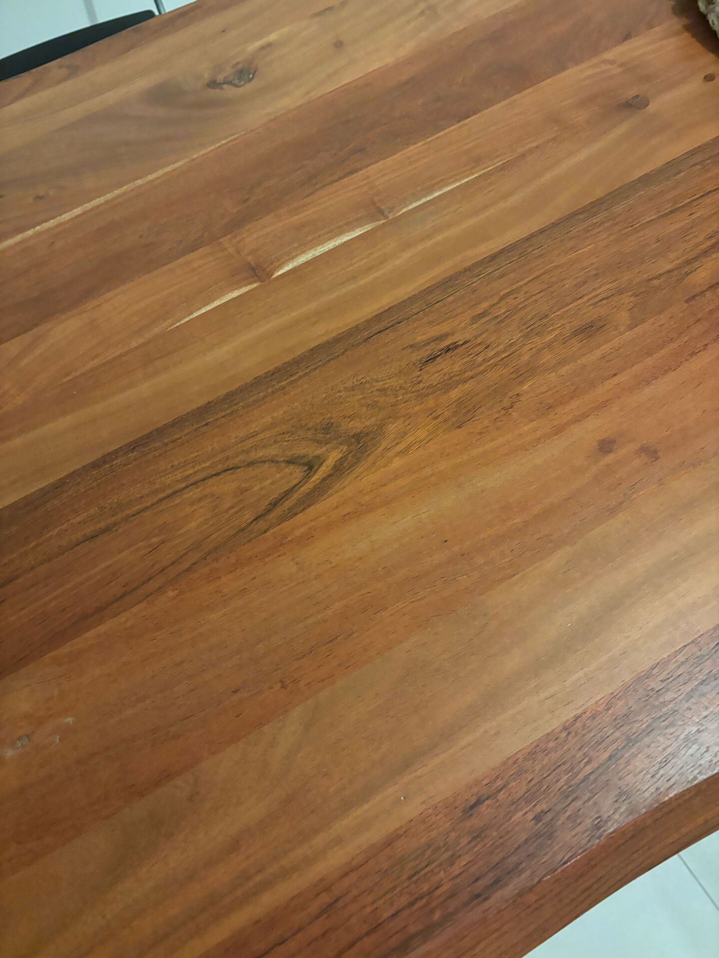 1 acacia wood table