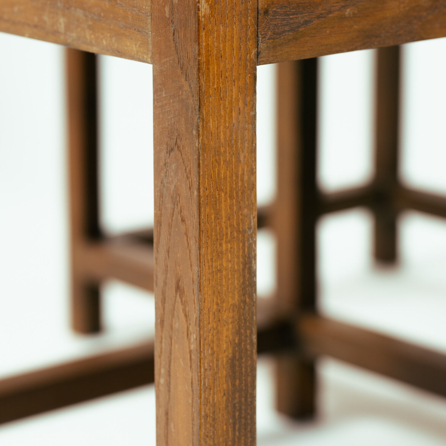 Conversation bench inspired by Rennie Mackintosh, unique, 1980
