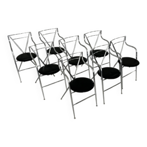 Ensemble de 8 chaises ''Cendrillon''