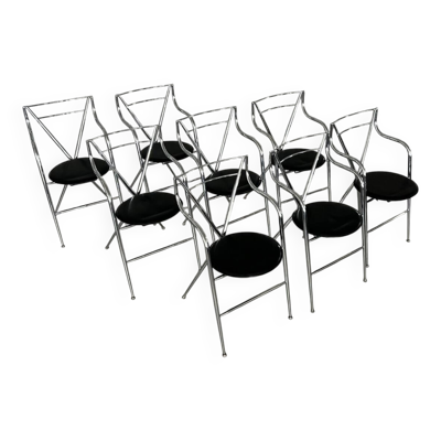 Ensemble de 8 chaises ''Cendrillon'' par Hiroyuki Yamakado