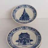 set of 3 decorative plates Delft