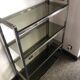 Chrome and smoked glass shelf from the 70s.