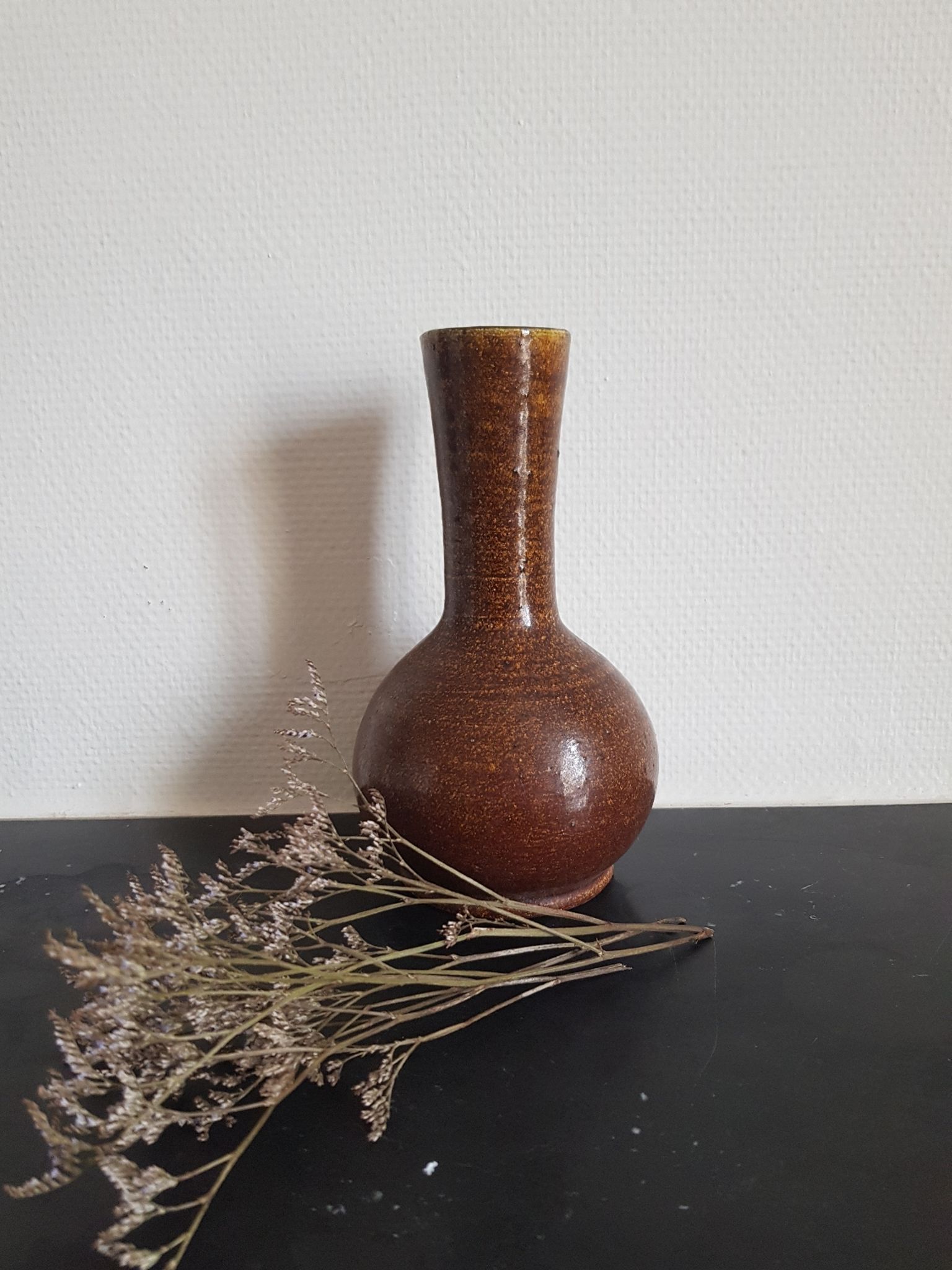 Vase vintage en céramique signé