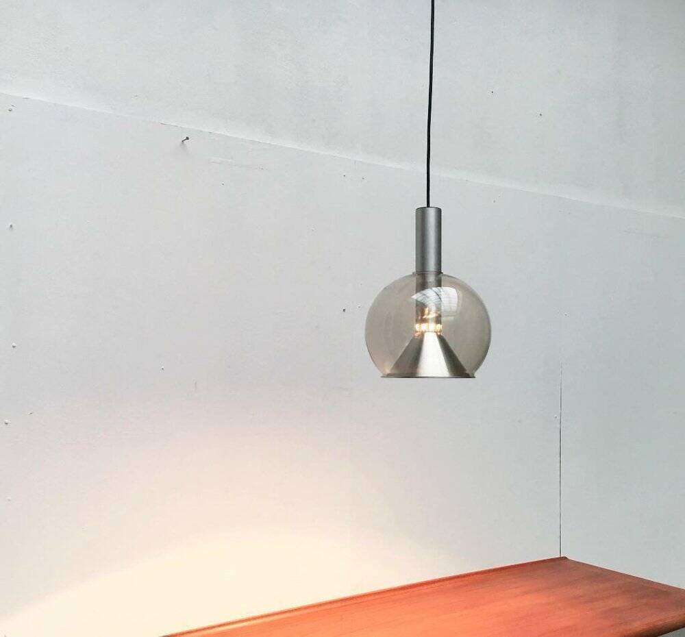 Suspension globe en verre allemand milieu du siècle, des années 1960