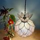 Vintage pink mother-of-pearl pendant light