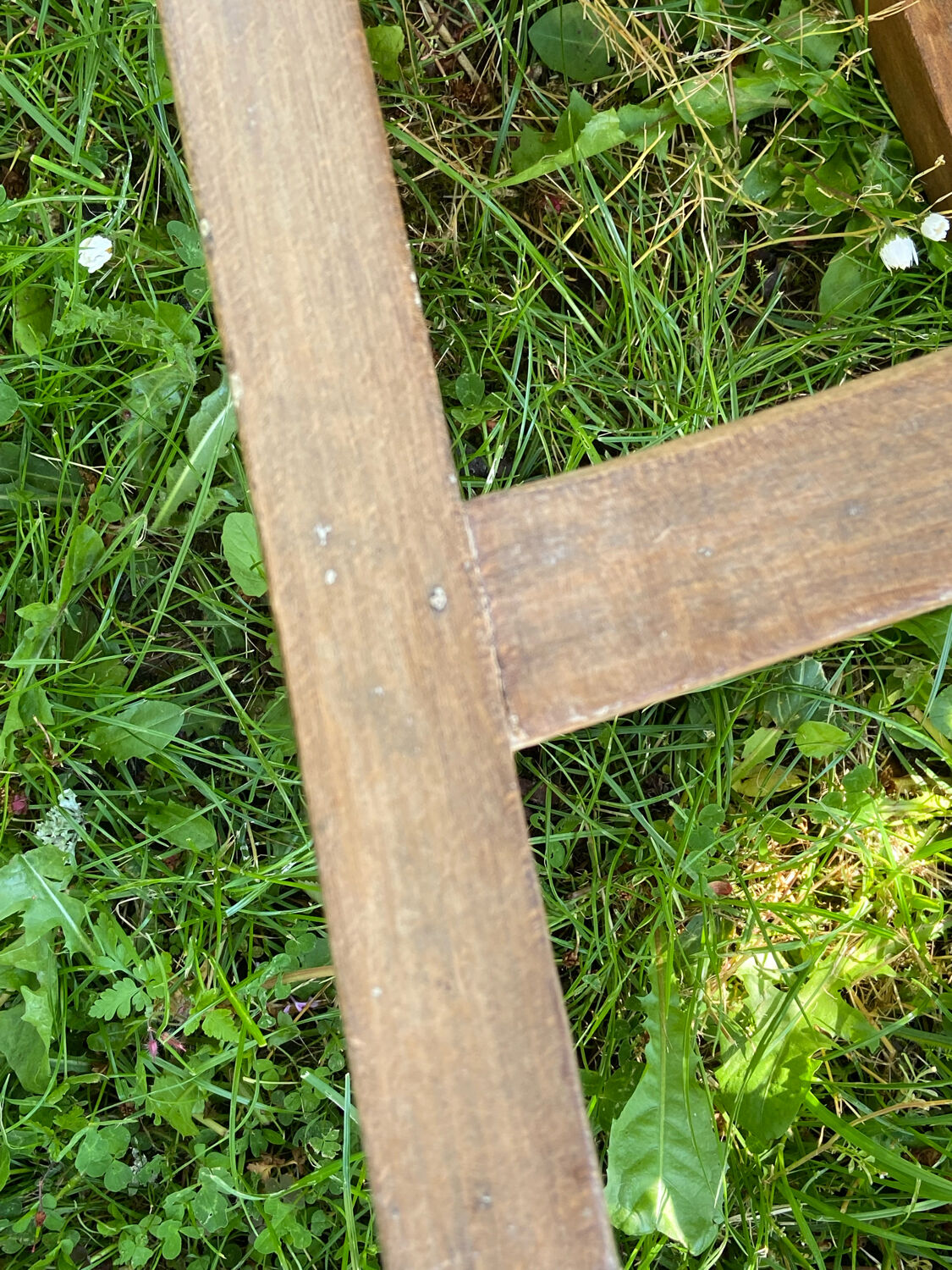 Solid oak workshop stool