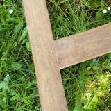 Solid oak workshop stool