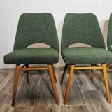 Dining Chairs by Radomir Hoffman for Ton, 1950s, Set of 4