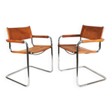 Chaises Bauhaus S34, conçues par Mart Stam, Bulthaup, Allemagne, années 1980.
