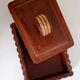 Wooden box with lid