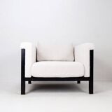 Jules Wabbes attr. Armchair "Livourne-Series 800 Luxe" by Bullo 2010 - New White Boucle Fabric