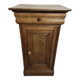 Louis Philippe style bedside table in solid oak