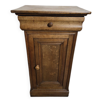 Table de chevet style Louis Philippe en chêne massif