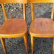 10 chaises bistrot, années 50-60