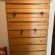 Solid wood wall coat rack