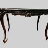 Louis XV style desk in black wood Napoleon III, XIX century