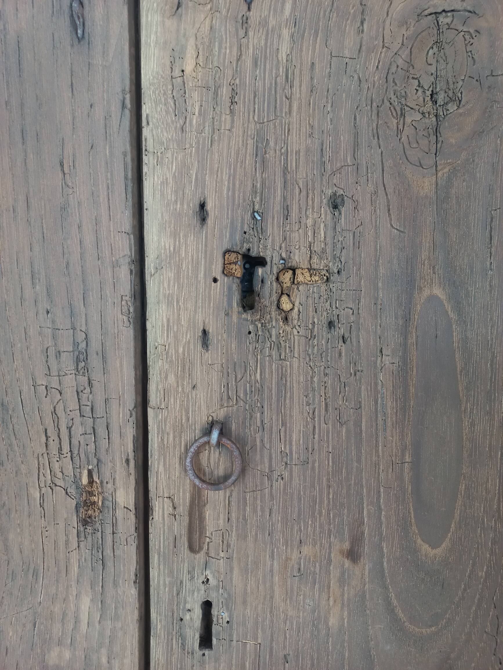 Old primitive wardrobe