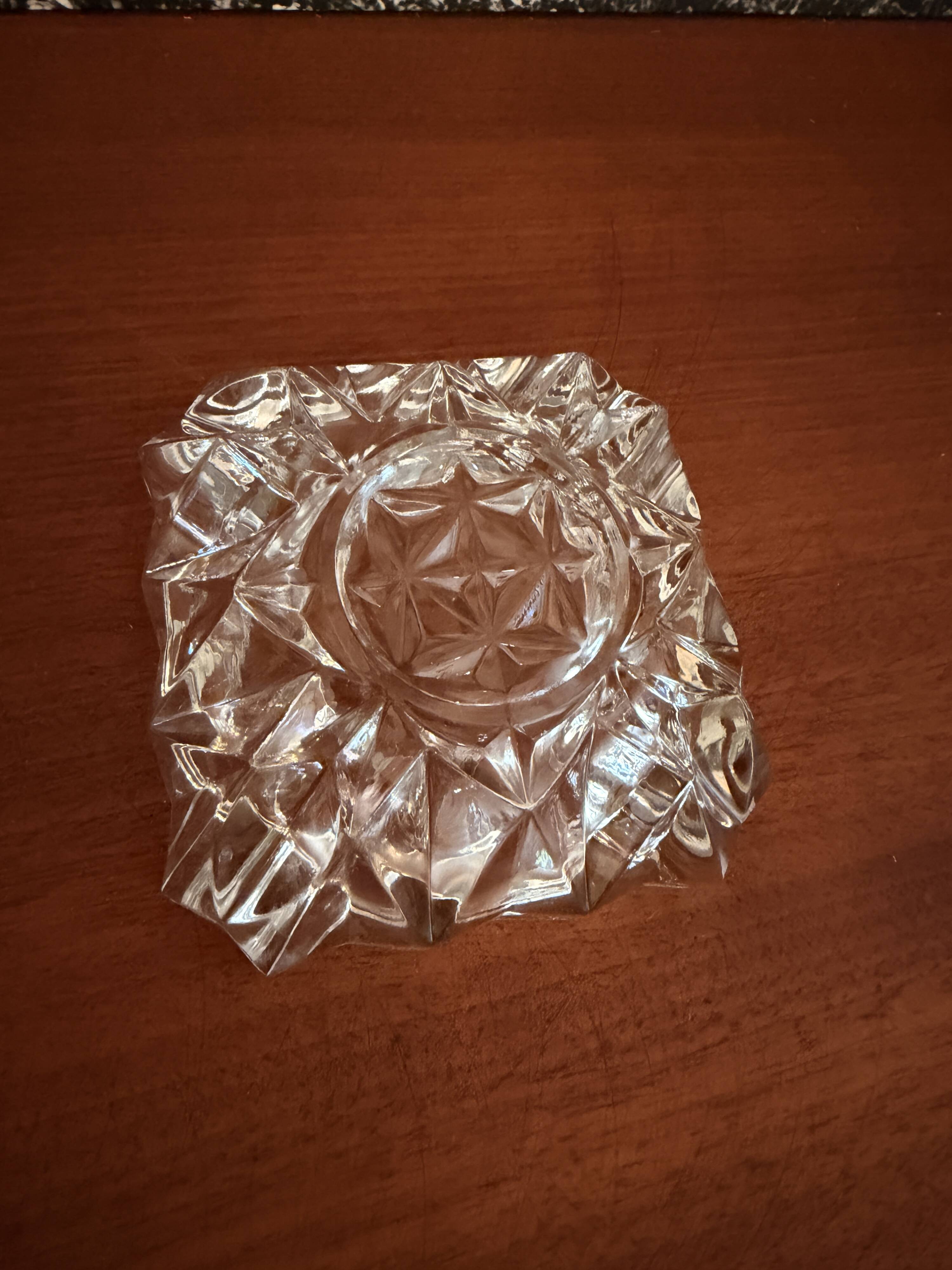 Glass ashtray and pocket tray