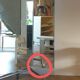 Miroir triptyque sur roues