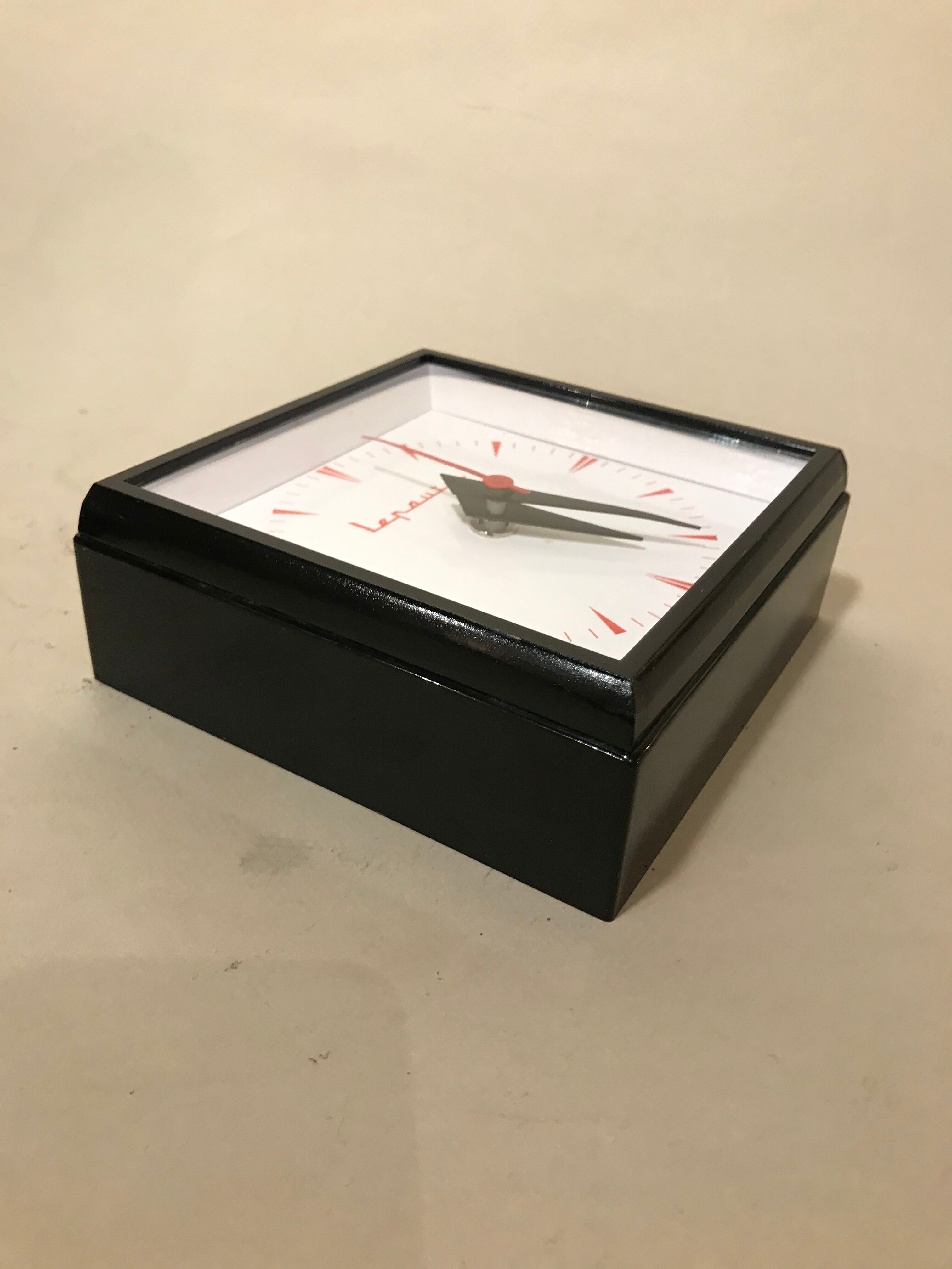 Lepaute industrial lepaute iron chrome clock