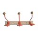 Patère vintage bois et métal