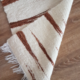 Vintage wool atisanal carpet