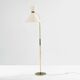 Maison Lunel lampadaire diabolo laiton canon de fusil vers 1950
