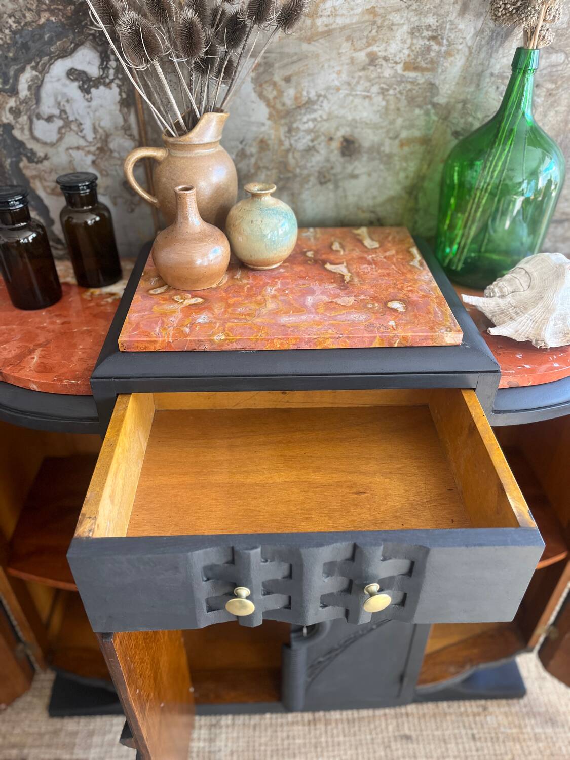 Buffet asymétrique art déco
