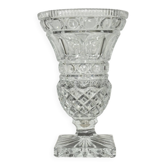 Vase vintage en cristal taillé