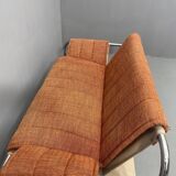 Chromed functionalist sofa by Viliam Chlebo, 1970´s, Czechoslovakia