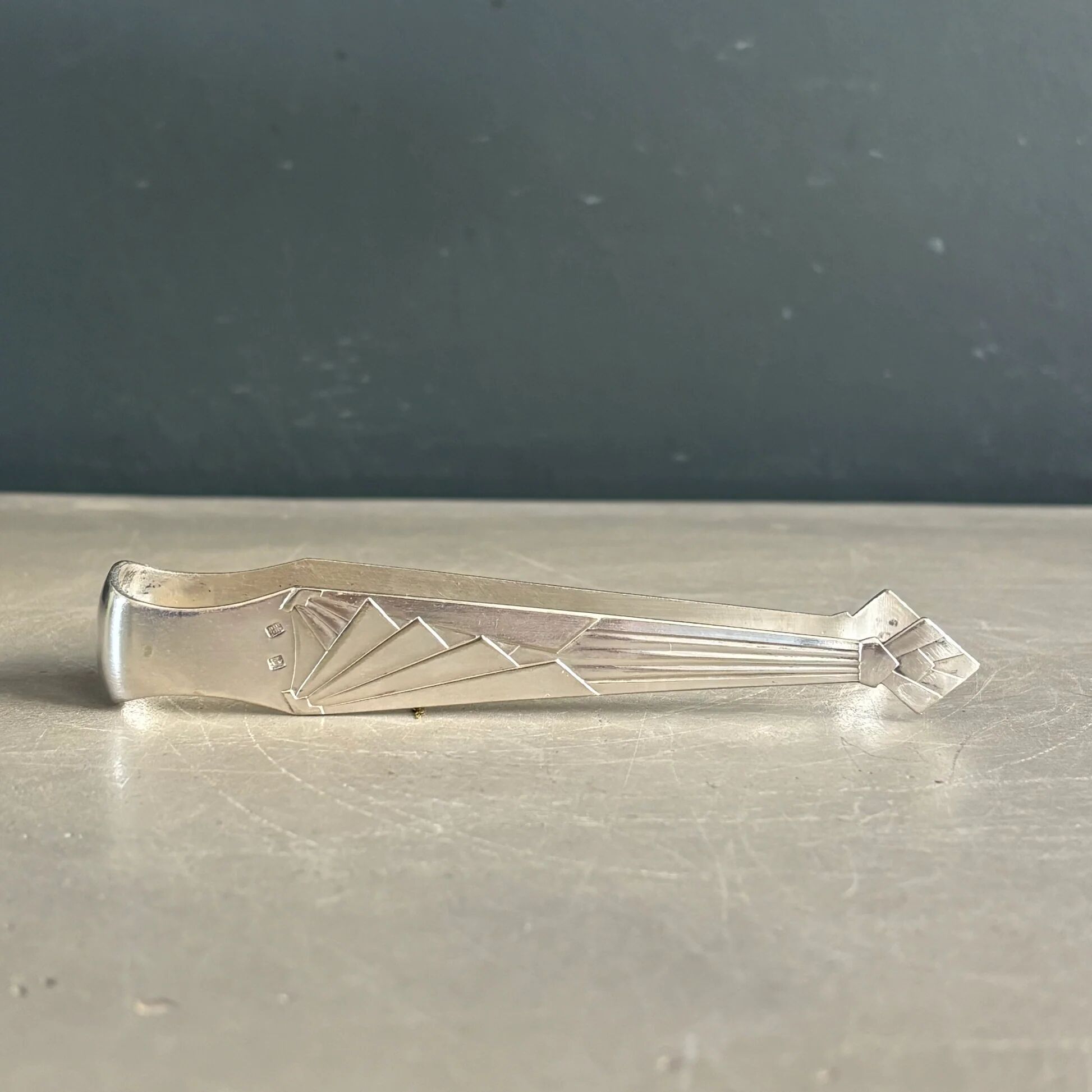 Silver-plated sugar tongs - 13.7 cm - Ref 1224