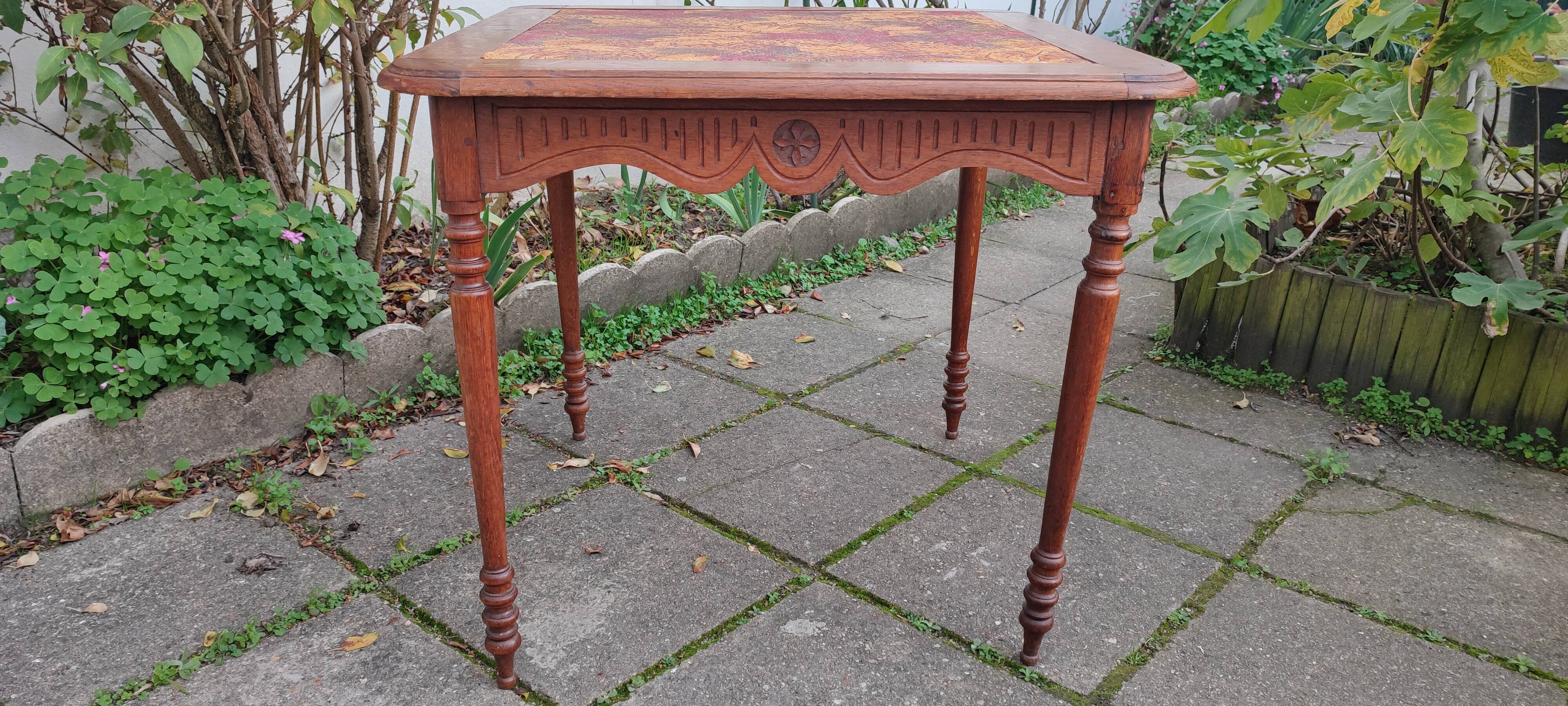 Early 20th century bridge table