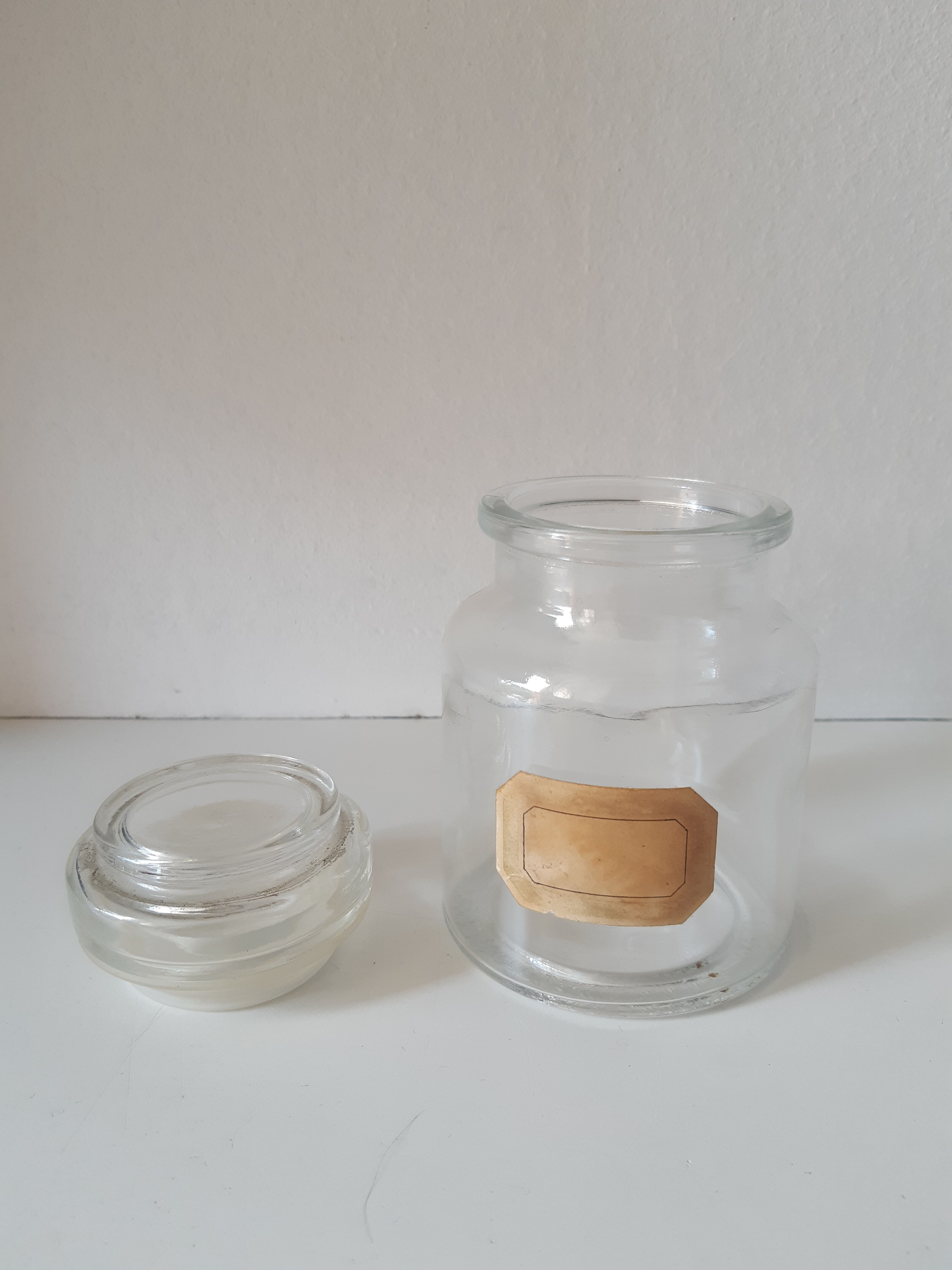 Vintage glass bottle