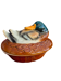 terrine of baked clay duck