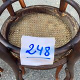 Paire de chaises bistrot bois courbé