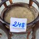 Pair of chairs bistro curved wood