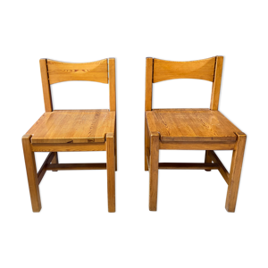 Lot de chaises bois massif