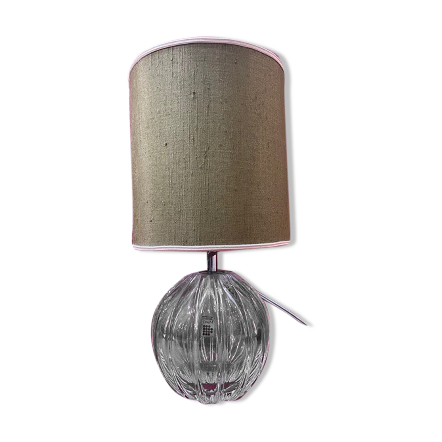Vintage Daum crystal lamp 1970